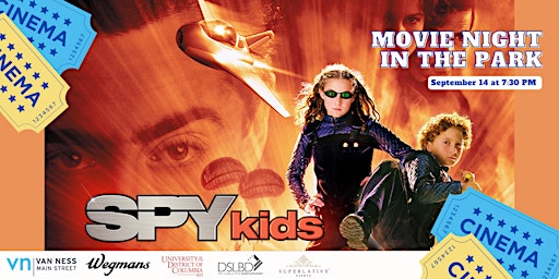 Imagem principal do evento Movie Night in the Park with Spy Kids
