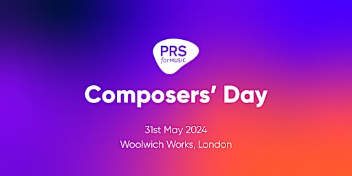 Imagem principal do evento PRS Composers’ Day