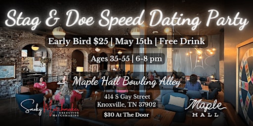 Primaire afbeelding van Stag & Doe May Speed Dating Party!