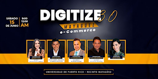 Imagem principal do evento Digitize 3.0 Mayagüez