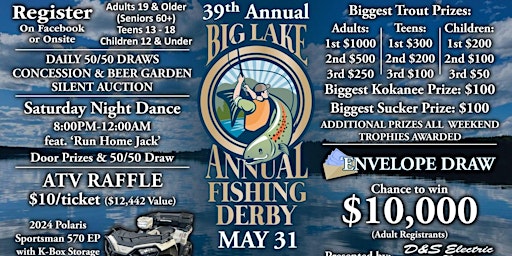 Hauptbild für Big Lake Annual Fishing Derby 2024