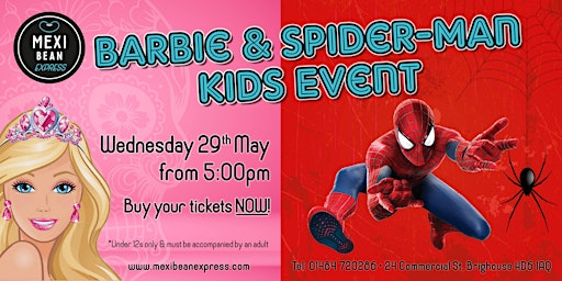 Imagem principal do evento Barbie and Spider Man