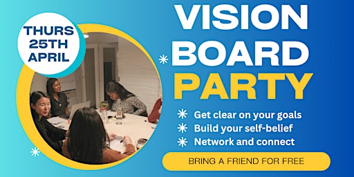 Imagem principal do evento Self-belief and Clarity Vision Board Party!