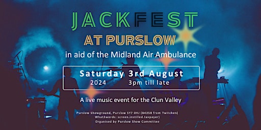 Imagem principal do evento Jackfest at Purslow