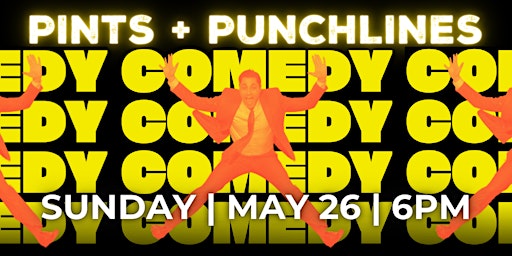 Imagem principal do evento Pints + Punchlines | Comedy Show
