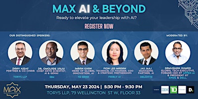 MAX AI & Beyond: Ready to Elevate your Leadership with AI? primary image