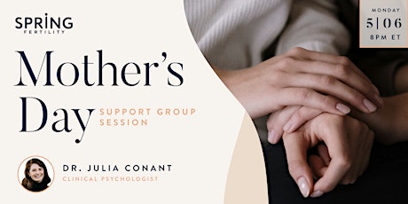 Hauptbild für Mother's Day Support Group Session