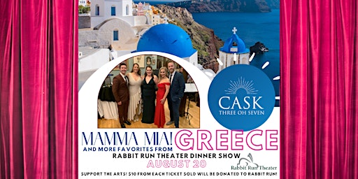 Imagem principal do evento Momma Mia! and other Greek favorites with Rabbit Run Theater
