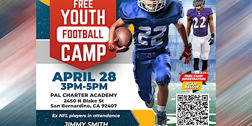 FREE YOUTH FOOTBALL CAMP primary image