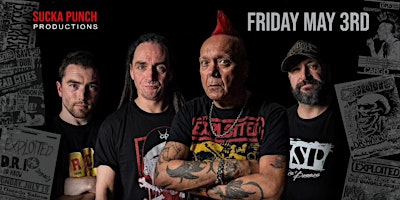 Imagem principal do evento THE EXPLOITED WITH SINCE WE WERE KIDS SKINNY PETE AND THE MEATS & ENGINE FIRE AT THE BIRD IN RENO