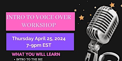 INTRO TO VOICE OVER WORKSHOP primary image