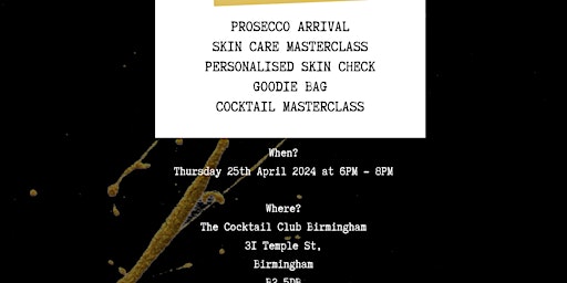 Immagine principale di Kiehl's x The cocktail Club Birmingham Masterclass 