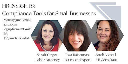 Imagem principal do evento HR INSIGHTS:  Compliance tools for small businesses