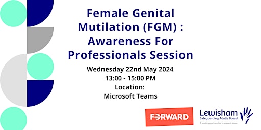 Female Genital Mutilation (FGM) : Awareness for Professionals Session primary image