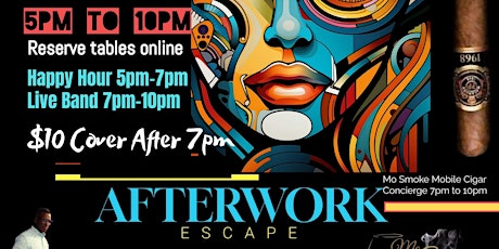 Friday Afterwork Escape Sambuca 360 @5pm to 10pm