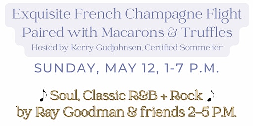 Mother's Day Champagne Tasting and Live Music primary image