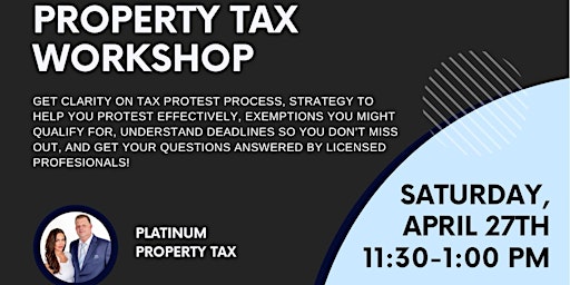 Hauptbild für Property Tax Workshop