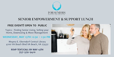FREE 55+ Empowerment & Education Lunch & Learn