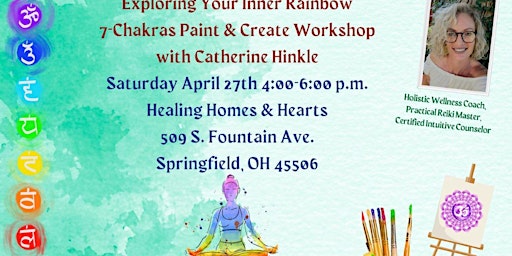 Imagen principal de Chakras Paint and create with Catherine Hinkle