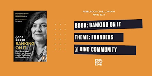 Rebel Book Club x Banking On It - April non-fiction event  primärbild