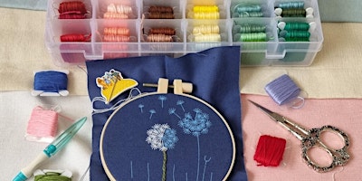 Imagem principal do evento Introduction to Embroidery Workshop with Elsie Makes