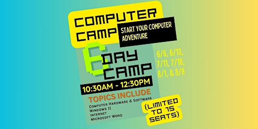 Primaire afbeelding van Computer Camp: Start Your Computer Adventure