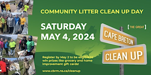 Primaire afbeelding van The Great Cape Breton Clean Up!  May 4, 2024