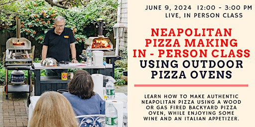 Imagem principal do evento Wood Fired Neapolitan Pizza Class - In Person