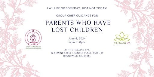 Hauptbild für I Will Be OK Someday, Just Not Today:  Parents who have Lost a Child