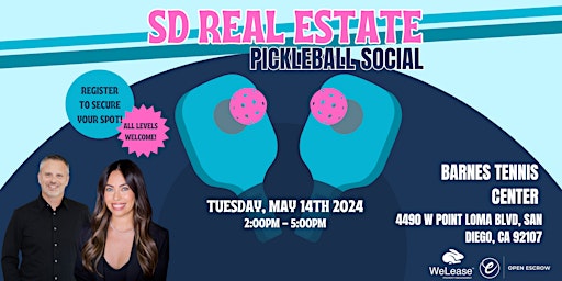 Hauptbild für SD Real Estate Pickleball Social