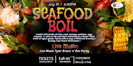 Image principale de Seafood Boil on Toad Rooftop!