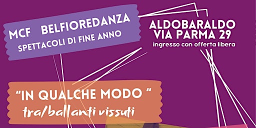 Imagem principal do evento Spettacolo di fine anno "IN QUALCHE MODO" tra/ballanti vissuti - Parte I°