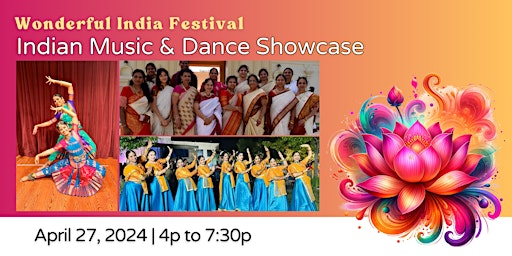 Wonderful India Festival: Indian Music & Dance Showcase primary image
