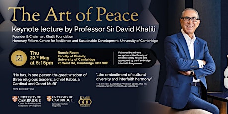 Keynote Lecture: The Art of Peace