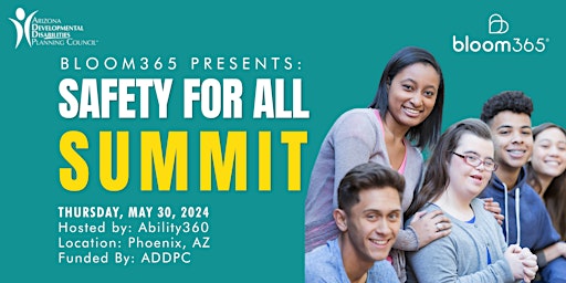 Hauptbild für BLOOM365 Safety for All Summit: May 30th