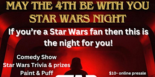 Hauptbild für May the 4th be with you : Star Wars night at Cynt's Kafe