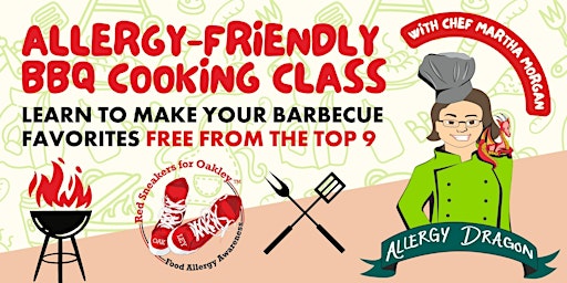 Image principale de Virtual Cooking Class Barbeque Favorites Made Top 9 Allergy & Gluten Free!