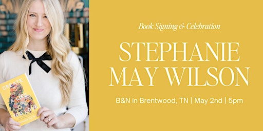 Stephanie May Wilson at Barnes & Noble.  primärbild