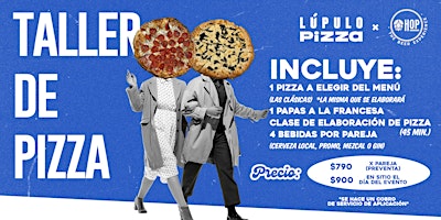 Imagem principal do evento Taller de lúpulo pizza