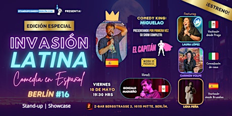 Invasión Latina | Berlín #16 - Comedia stand-up en Español EDICIÓN ESPECIAL