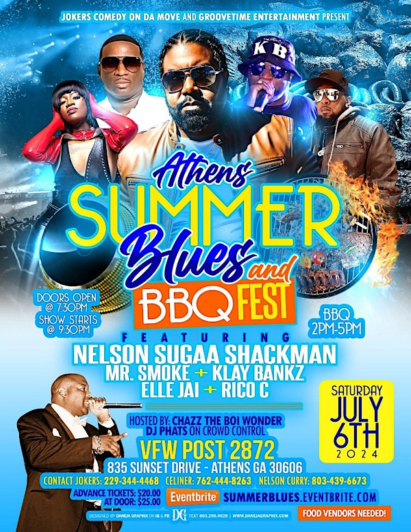 Summer Blues and BBQ Fest at the VFW in Athens