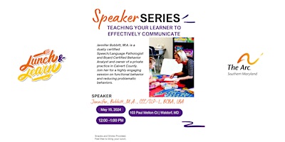 Teaching your learner to effectively communicate | A Speaker Series primary image