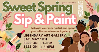 Sweet Spring Sip & Paint primary image