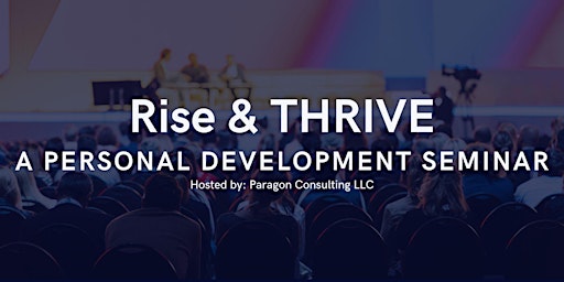 Imagem principal do evento RISE & THRIVE