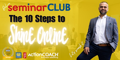 Imagem principal do evento The 10 Steps to Shine Online