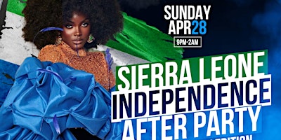Primaire afbeelding van Sierra Leone Independence After Party @ Wearhouse (DMV Edition)