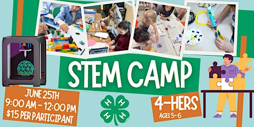 Cloverbud STEM Camp (Ages 5 - 6) primary image