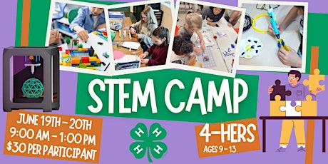 STEM Camp (Ages 9 - 13)