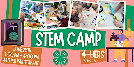 Cloverbud STEM Camp (Ages 7 - 8)