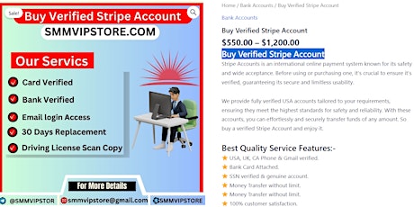 Buy Verified Stripe Accounts-UK, USA, CA